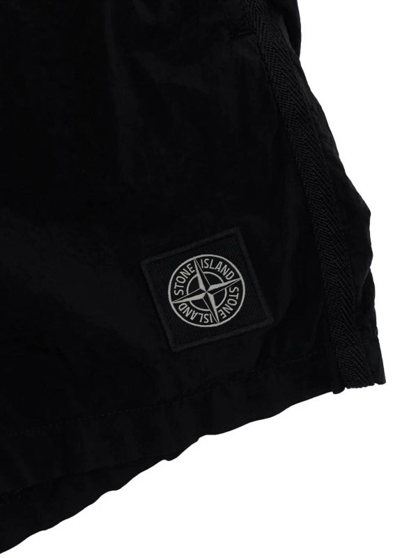 The Best Shops Stone Island Junior: トラウザーショーツ - ショートパンツ - 黒