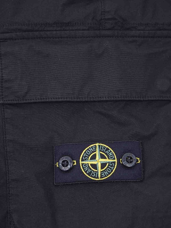 The Best Shops Stone Island Junior: トラウザーショーツ - ショートパンツ - 黒