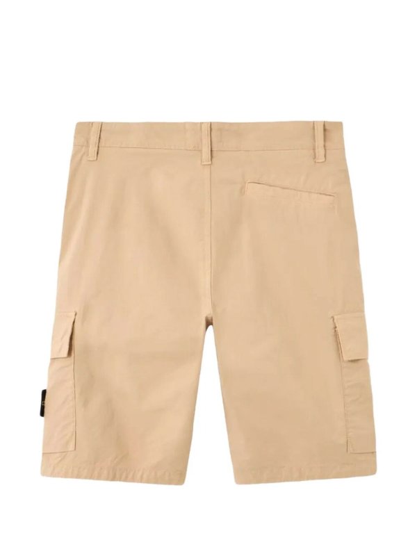 Stone Island Junior: トラウザーショーツ online - ショートパンツ - グレー