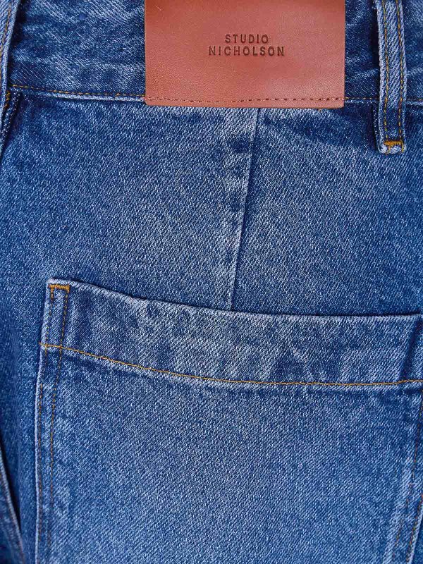 The Best Shops STUDIO NICHOLSON: Schlagjeans - Schlagjeans - Blau