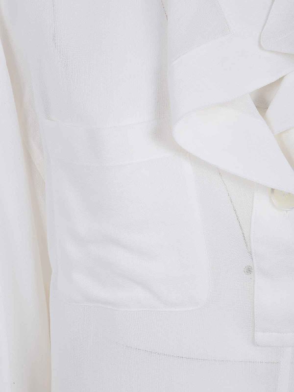 The Best Shops TOTEME: blouses - Overlapping Collar Blouse