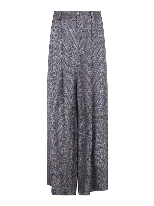 UMA WANG: casual trousers - Paella Pants