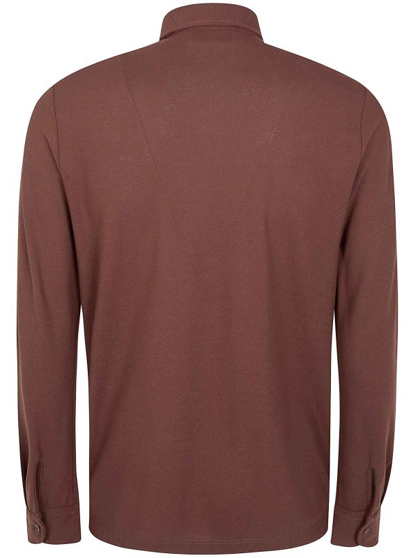 ZANONE: Polos online - Polo - Marrón