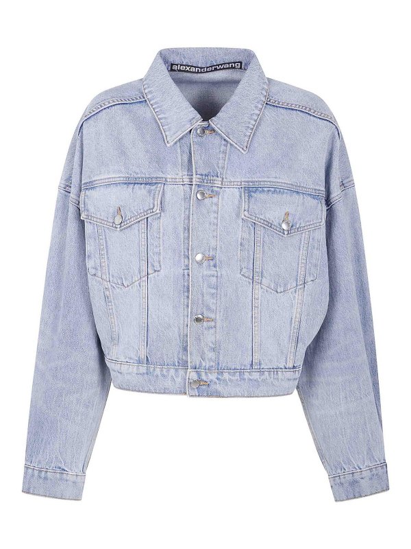 ALEXANDER WANG: casual jackets - Clip Trucker Jacket