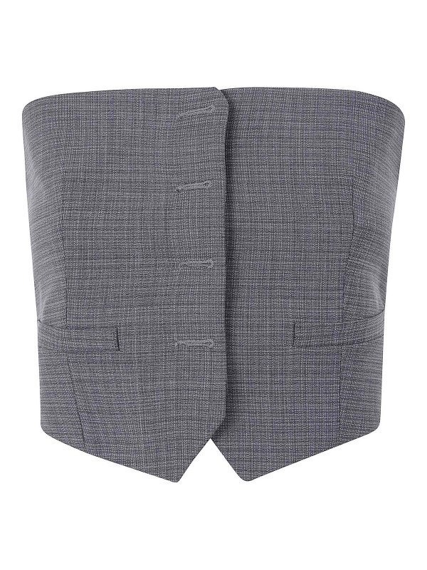 ALEXANDER WANG: vests - Bustier Vest