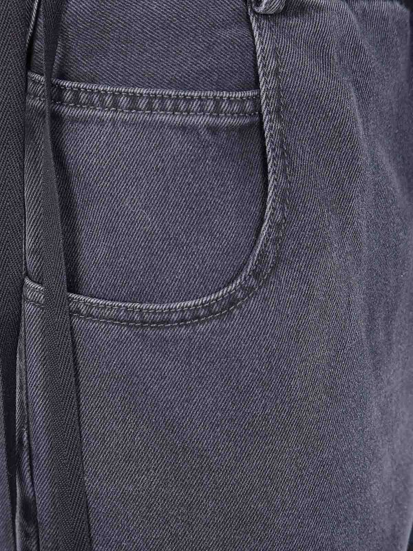 The Best Shops ANN DEMEULEMEESTER: カジュアルトラウザー - カジュアルパンツ - グレー