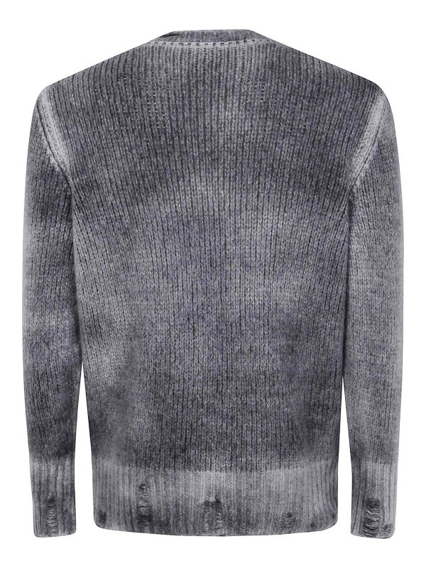 AVANT-TOI: Strickpullover mit Rundhalsausschnitt online - Rundhalspullover - Grau