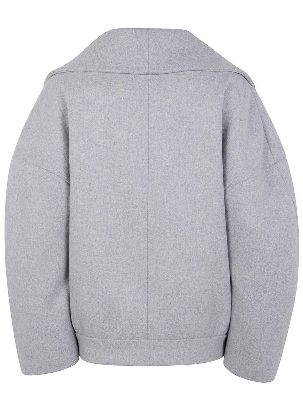 Balmain: short coats online - Wool Caban