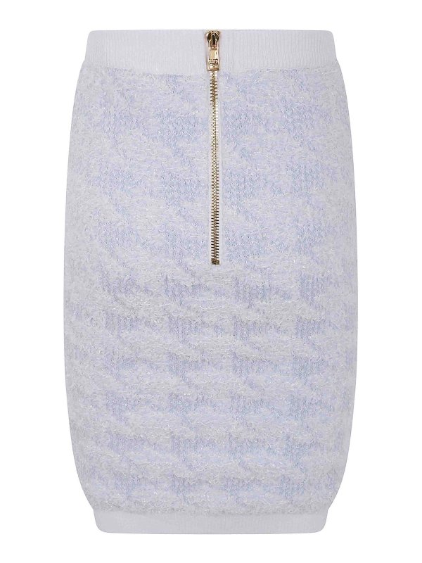 Balmain: Jupes midi et au genou online - Jupe Midi - Bleu