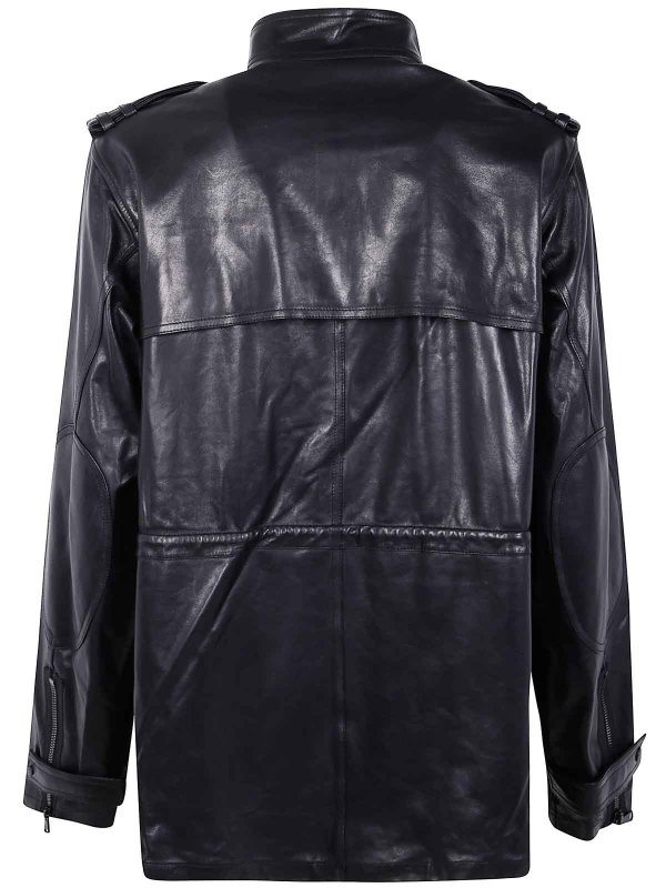 Balmain: Parkas online - Parka - Noir