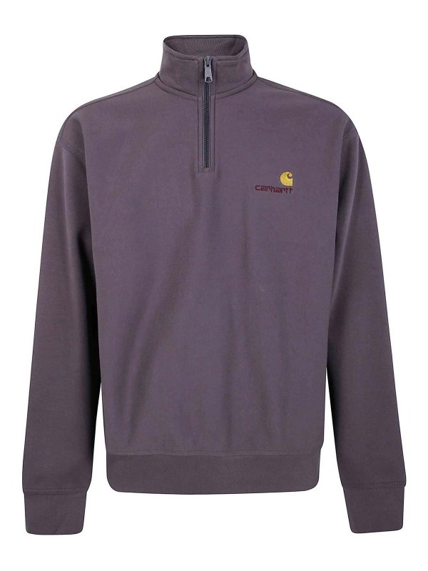 CARHARTT: スウェット＆セーター - スウェットシャツ/セーター - グレー