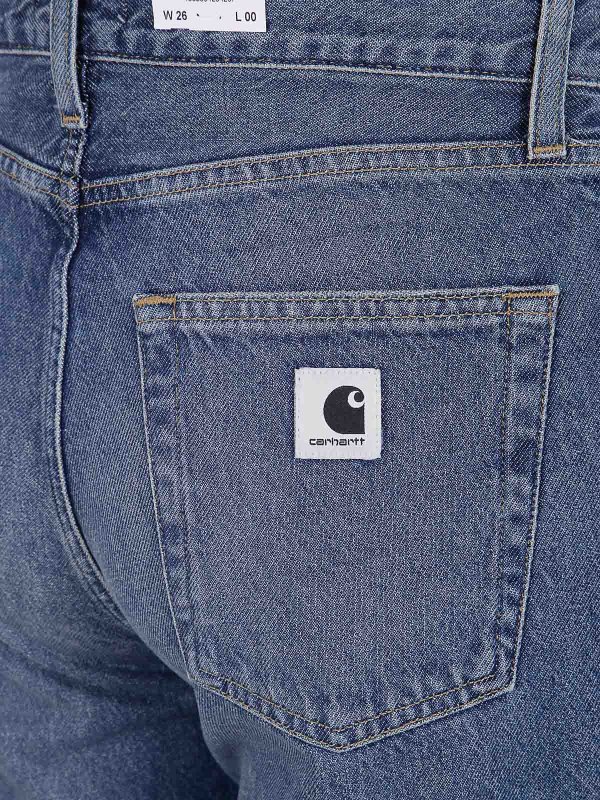 The Best Shops CARHARTT: カジュアルトラウザー - カジュアルパンツ - ブルー