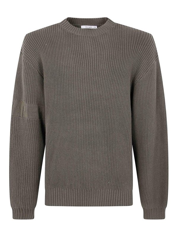 DAILY PAPER: Strickpullover mit Rundhalsausschnitt - Rundhalspullover - Grün