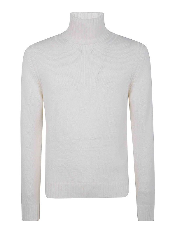 DONDUP: Strickpullover mit Rundhalsausschnitt - Rundhalspullover - Nude