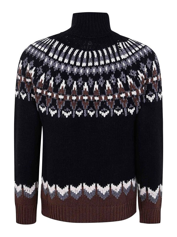 DONDUP: Pull col rond online - Pull Col Rond - Noir