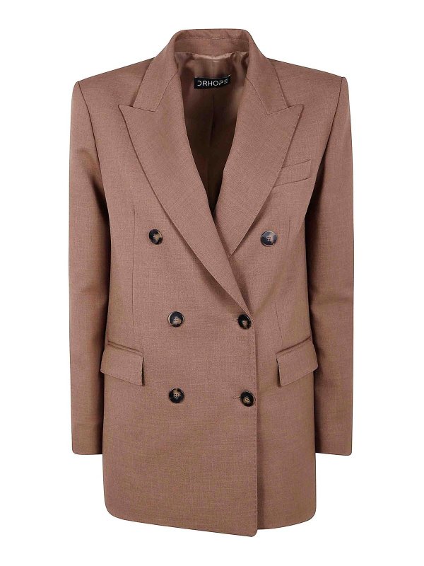 DRHOPE: Blazer - Blazer - Braun