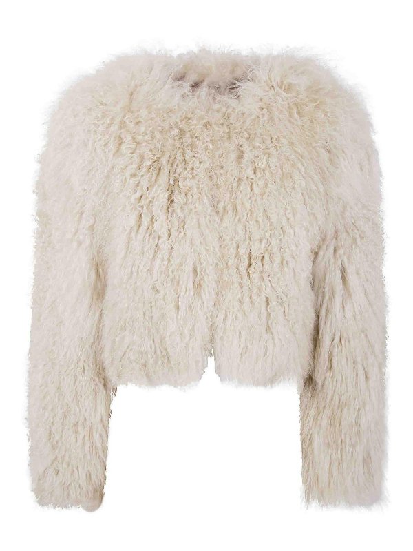 DRHOPE: Fur & Shearling Coats - Fur Jacket