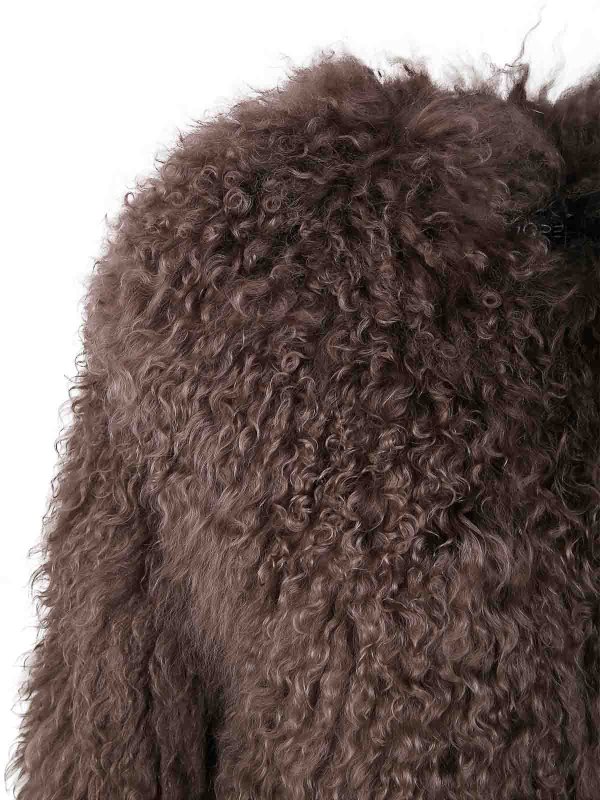 The Best Shops DRHOPE: Pelz und Shearling - Pelz - Schwarz