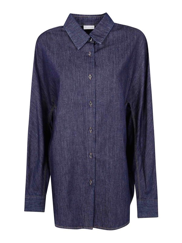 DRIES VAN NOTEN: Hemden - Hemd - Blau