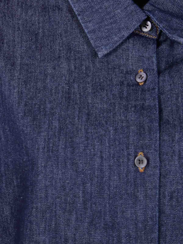 The Best Shops DRIES VAN NOTEN: Hemden - Hemd - Blau