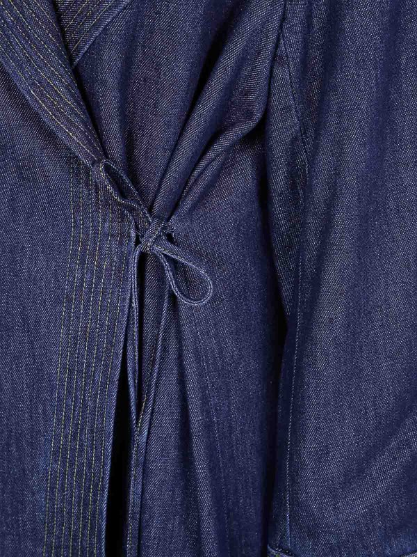 The Best Shops DRIES VAN NOTEN: ロングコート - ロングコート - ブルー
