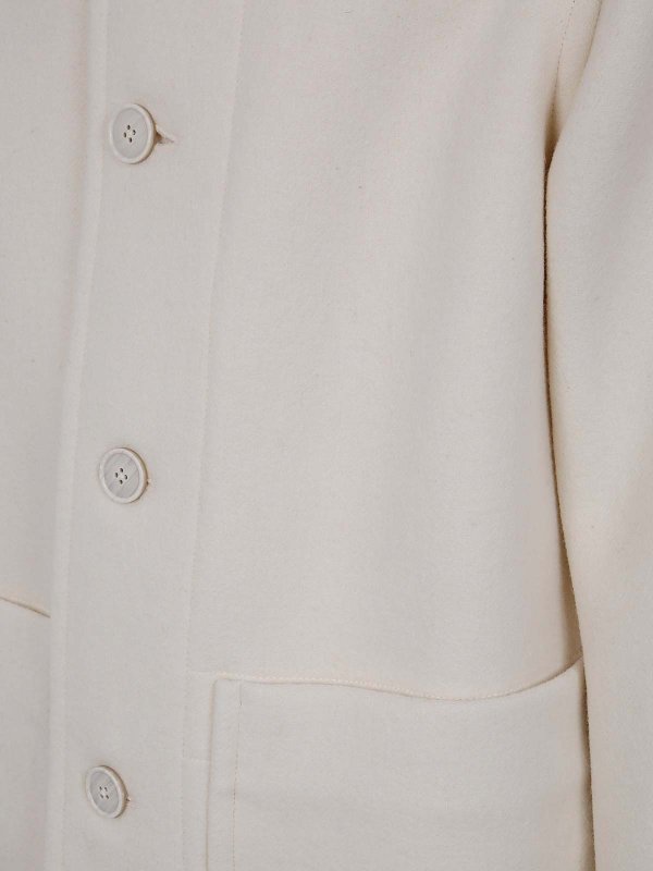 The Best Shops DRIES VAN NOTEN: ロングコート - ロングコート - 白