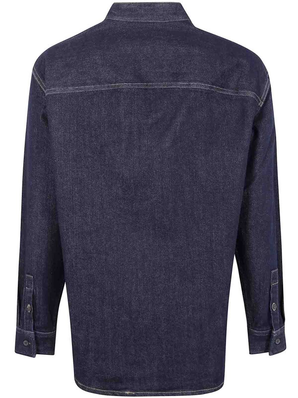EMPORIO ARMANI: シャツ online - シャツ - ブルー