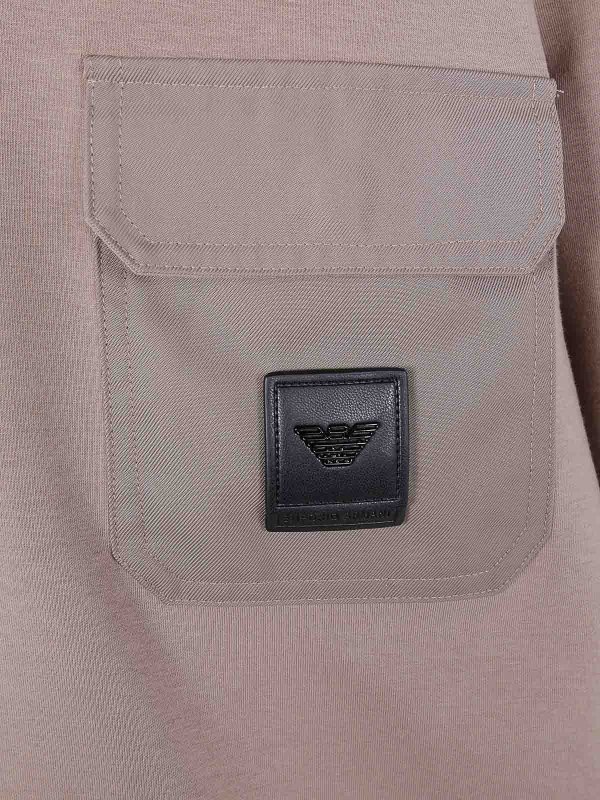 The Best Shops EMPORIO ARMANI: スウェット＆セーター - スウェットシャツ/セーター - ブラウン
