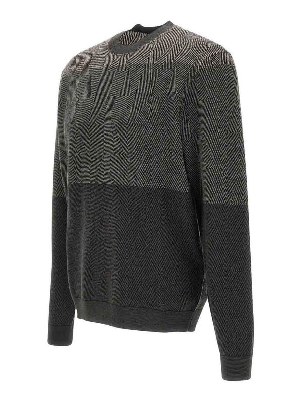 The Best Shops EMPORIO ARMANI: クルーネック - クルーネック - 緑