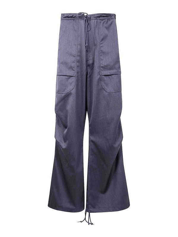 ENTIRE STUDIOS: casual trousers - Barren Cargo Suiting