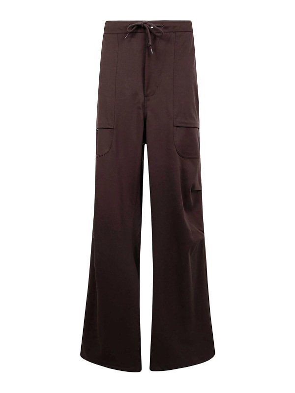 ENTIRE STUDIOS: casual trousers - Barren Cargo Suiting