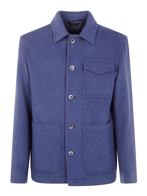 HERNO: camicie - Giacca con collo a camicia