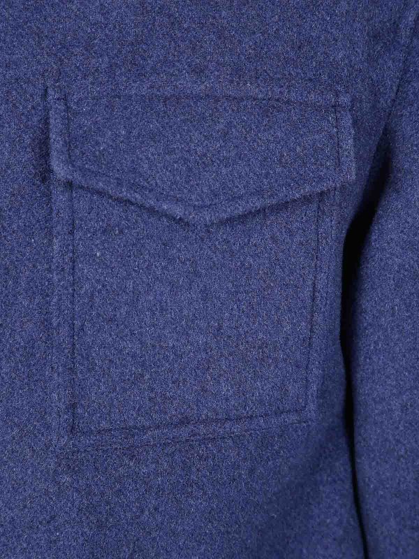 The Best Shops HERNO: camicie - Giacca con collo a camicia