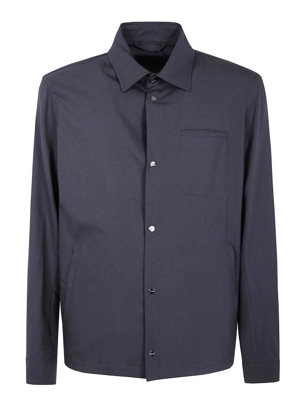 HERNO: blazers - Shirt Jacket