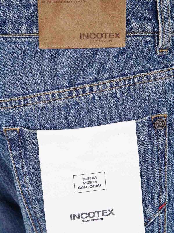 The Best Shops INCOTEX BLUE DIVISION: ストレートジーンズ - ストレートジーンズ - グレー