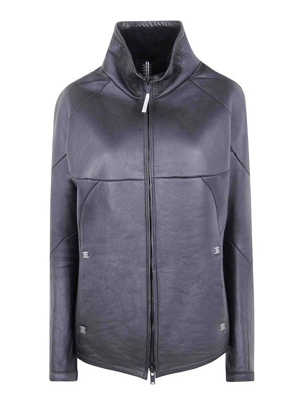 ISAAC SELLAM: leather jacket - Robuste Leather Jacket
