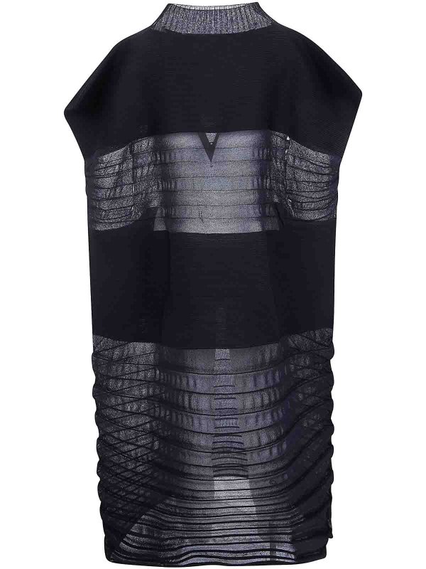 ISSEY MIYAKE: ニーレングスドレス online - 膝丈ドレス - 黒