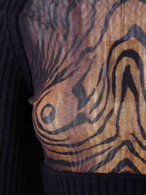 The Best Shops JEAN PAUL GAULTIER: クルーネック - クルーネック - 黒