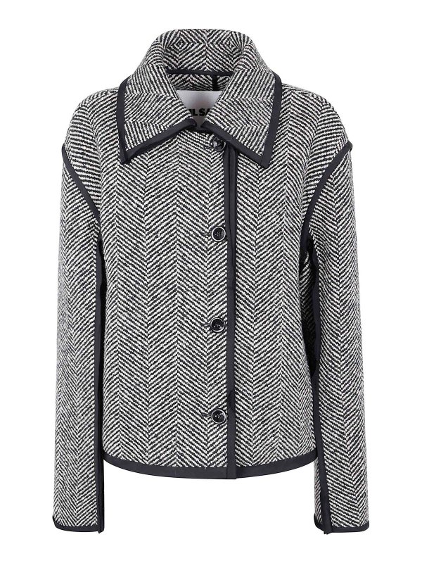 JIL SANDER: casual jackets - 72 W Trim Jacket