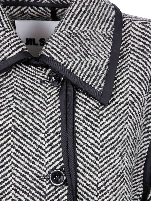 The Best Shops JIL SANDER: casual jackets - 72 W Trim Jacket
