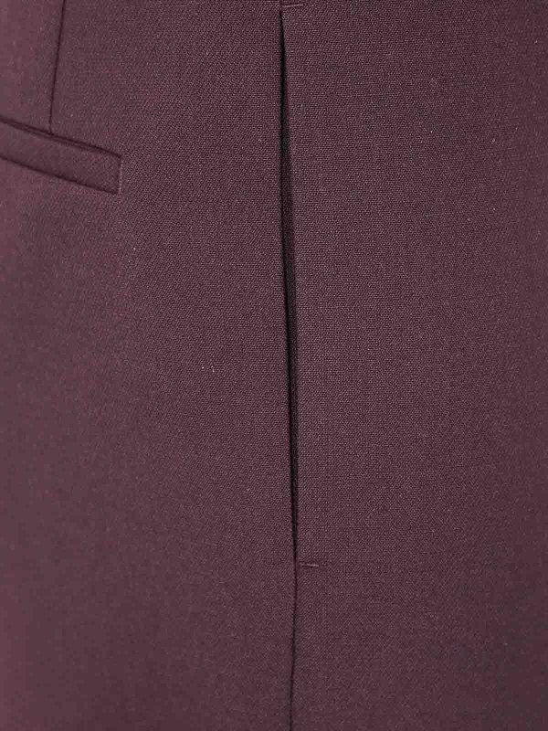 The Best Shops JIL SANDER: カジュアルトラウザー - カジュアルパンツ - ブラウン