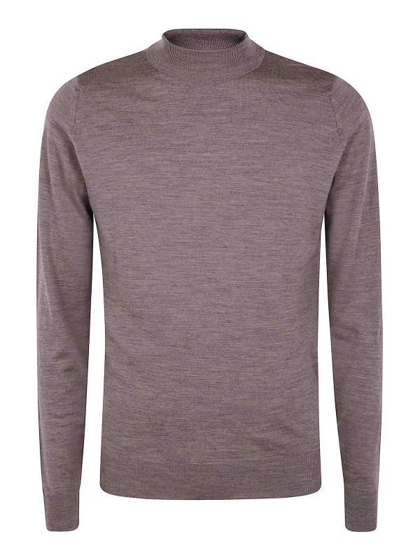 JOHN SMEDLEY: Rollkragenpullover  und Polo-Ausschnitt - Rollkragenpullover - Nude