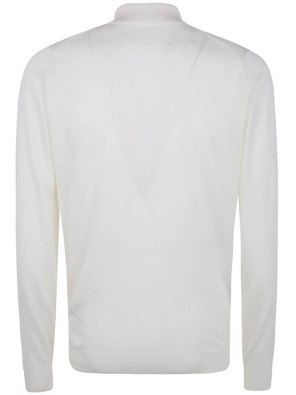 JOHN SMEDLEY: Rollkragenpullover  und Polo-Ausschnitt online - Rollkragenpullover - Weiß