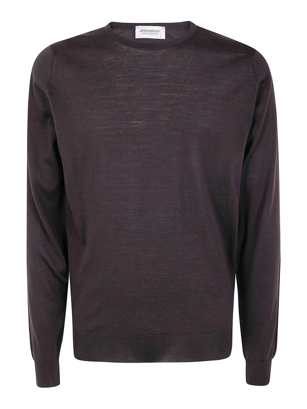 JOHN SMEDLEY: crew necks - Lundy Round Neck Pullover