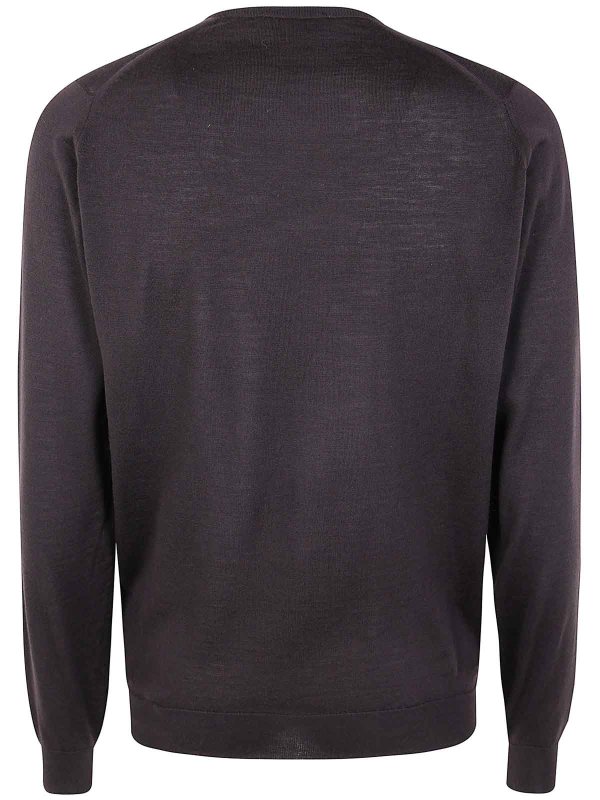 JOHN SMEDLEY: crew necks online - Lundy Round Neck Pullover