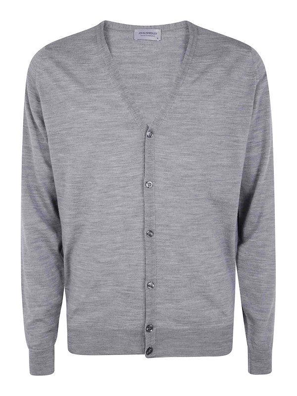 JOHN SMEDLEY: Col roulé & Col polo - Pull Col Roulé - Gris