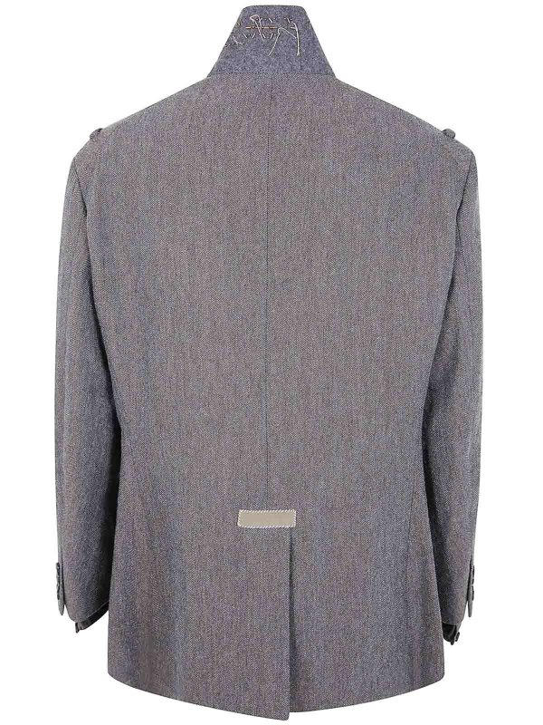 KOLOR: casual jackets online - Jacket 02 Split Double Breast Coat
