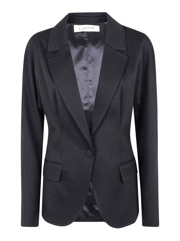 LANVIN: Maßgeschneiderte und Dinner-Jacken - Abendjacke - Schwarz