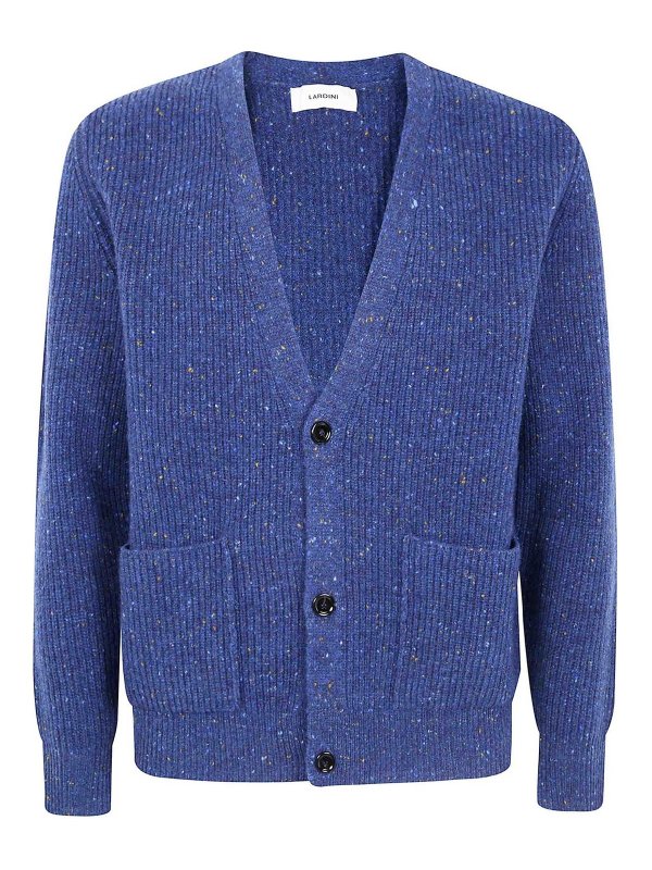 LARDINI: Pull col rond - Pull Col Rond - Bleu