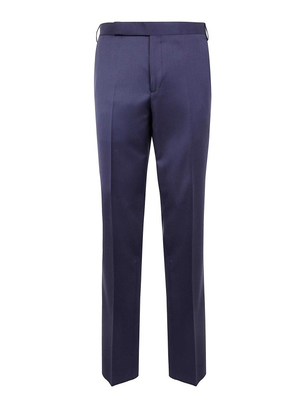 LARDINI: Pantalons casual - Attitude Drop Regular - Bleu